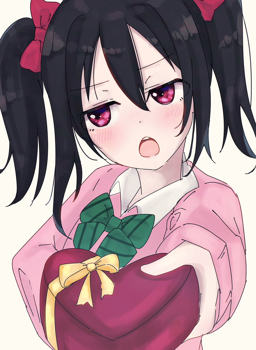 にゃこ على تويتر う 受け取りなさいよねっ Lovelive バレンタインイラスト 矢澤にこ