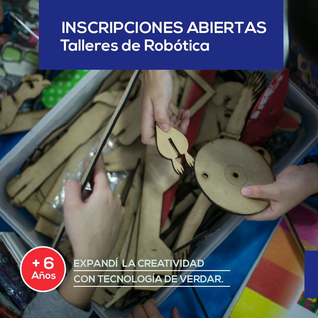 RobotGroup's tweet photo. En Abril arrancan los talleres de Robótica para los chicos, no te olvides de anotarlos! https://t.co/btReYezXSd https://t.co/UHXFaYHZ1L