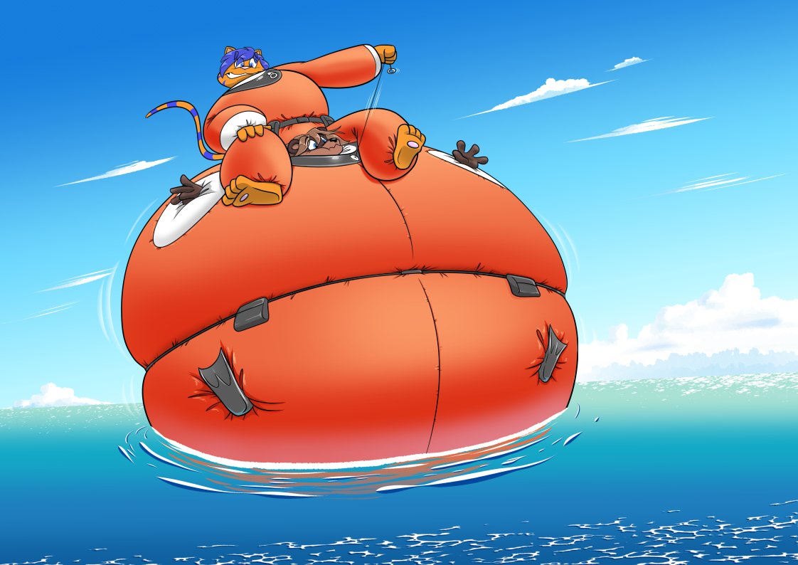 Stuck out at sea? Add more buoyancy! Duo comm with @Zappy_Kalladach by @GreyofPTA ! <3