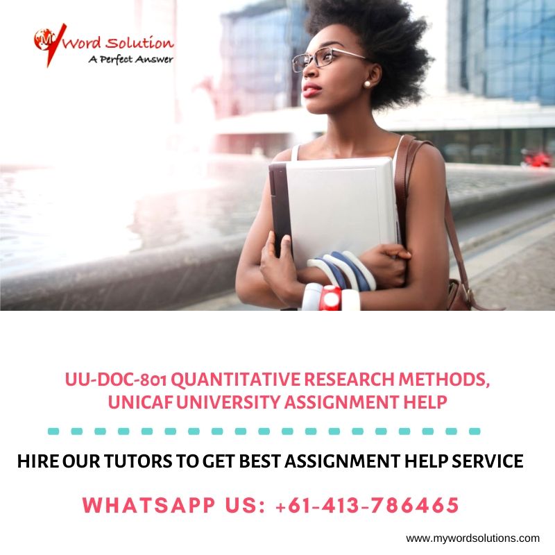 mywordsolution's tweet image. UU-DOC-801 Quantitative Research Methods, Unicaf University Assignment Help...

mywordsolutions.com

#UUDOC801 #QuantitativeResearchMethods #UnicafUniversity #AssignmentHelp #AssessmentHelp #HomeworkHelp #Tutors #CourseHelp #CourseAssessments