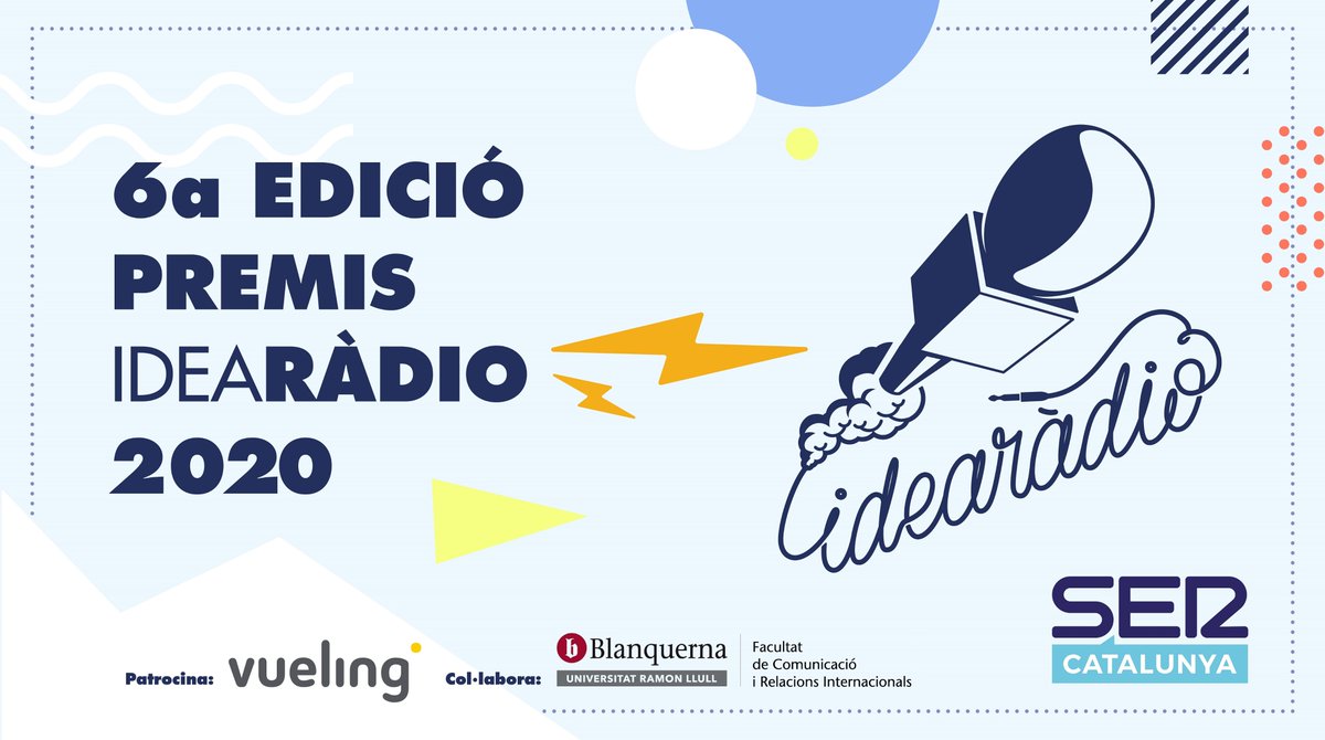 PremisIdeaRadio's tweet photo. 📻 Avui és el  #DiaMundialDeLaRàdio i tenim una GRAN notícia:
🏆 Tornen els Premis #IdeaRàdio20 de @SERCatalunya!

✍ Informa't de com participar: https://t.co/UzhTVVmB5r https://t.co/vcBCDIfJYr