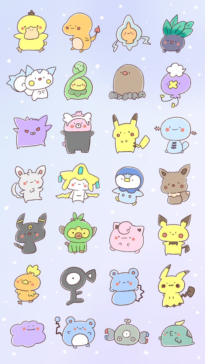 くるみちゃん ポケモン 壁紙 ロック画面 ナゾノクサやっぱ頭悪そう