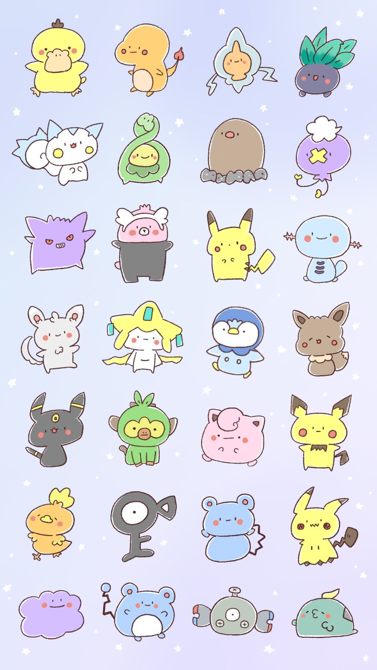 くるみちゃん ポケモン 壁紙 ロック画面 ナゾノクサやっぱ頭悪そう