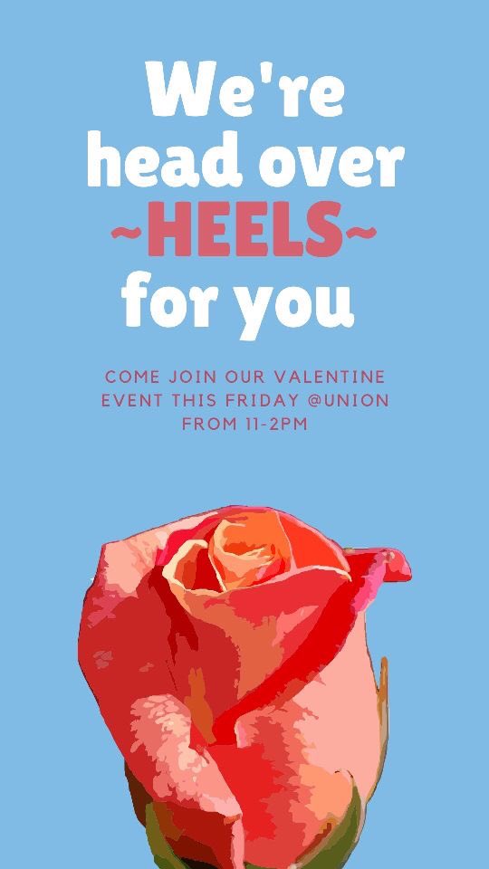 Decorate cookies and grab a rose to give to a loved one (or yourself)
-XOXO, Heelraisers