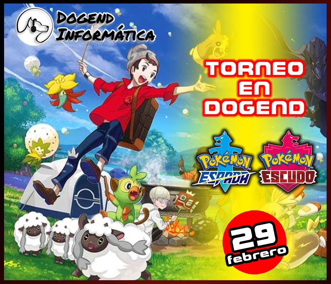 Dogendinfo's tweet photo. Id preparando a vuestros pokémones. El sábado 29 disfrutaremos en Dogend un #torneo de las últimas ediciones de #Pokémon. Seguid atentos a nuestras redes. pronto publicaremos las bases
#Pokemon #PokemonEspada #PokemonEscudo #PokemonSword #PokemonShield #Nintendo #NintendoSWITCH https://t.co/quBgNFUvNi