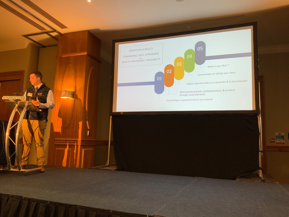 FarmScotConf's tweet photo. Content, consistency and community - @halo42 advises us to talk with people, not at people and get the non farming community engaged in what you do and why you do it by storytelling and using new platforms to get your message out there
#FarmScot20 https://t.co/XWBLbhqycC