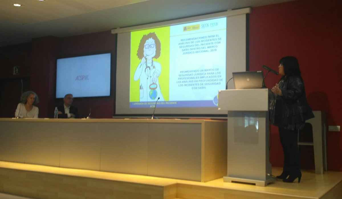 Presentació molt interessant de la Mª José Bueno. Que us està semblant?  🧐🙂 #IJornadaACSP #ACSP #Seguretatdelspacients
