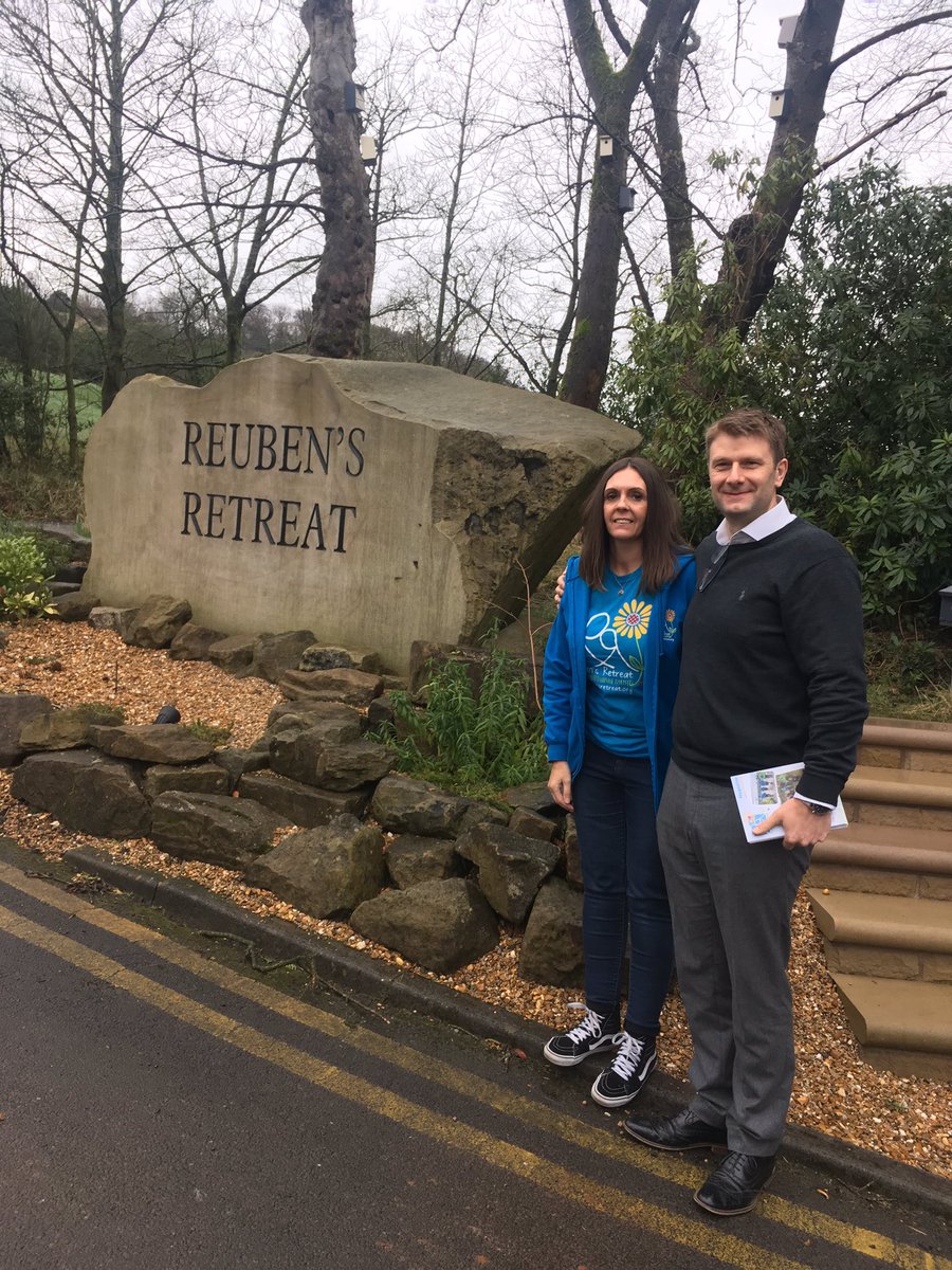 ReubensRetreat's tweet photo. It was lovely to meet @mawilshaw today. Michael is climbing #eveRRest21 for us and wanted a greater insight into our charity. He had a full tour of the Retreat and met our family support team. Michael is off to start his fundraising now! Good luck &amp; thank you 💙 https://t.co/Tbhqdzumcc