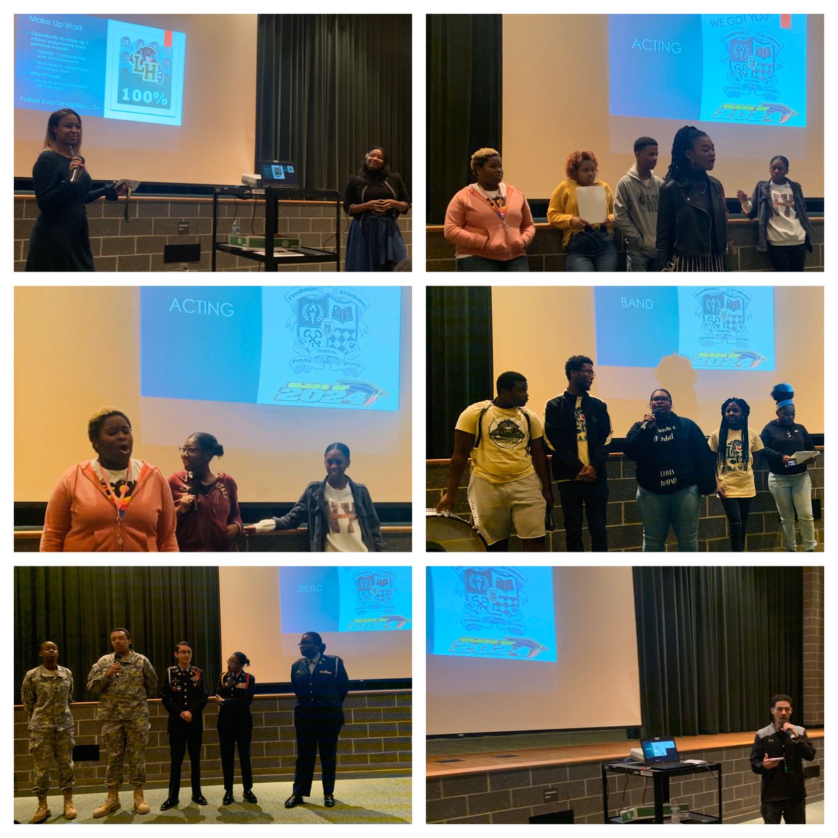 Rising Freshman from Camp Creek and Renaissance were awesome... huge Panther welcome! Department presentations left an indelible impression on our future scholars about the importance of coming to high school and getting involved.