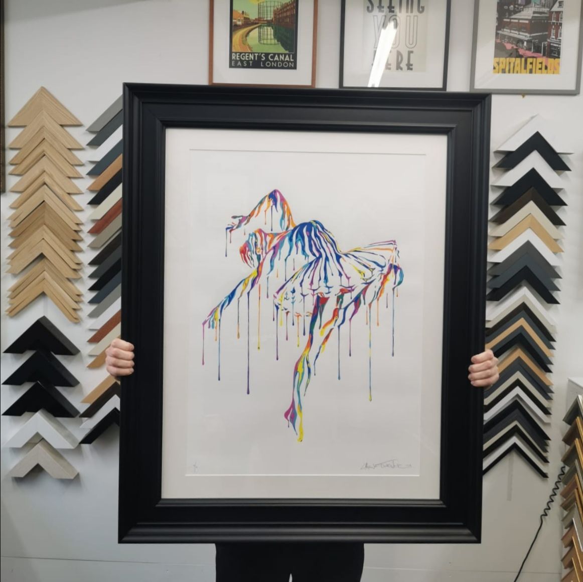 raysframes's tweet photo. 'Music In Motion' by @shaneturnerart #shaneturner #art #sexy #painting #urbanart #illustration #femalefitness #framing #ballerina #dancer #screenprint #pictureframing #customframing #bespoke #bespokeframing #boxframe #london #hackney #hackneyroad #shoreditch #raysframes https://t.co/WHCAL9Q6qh