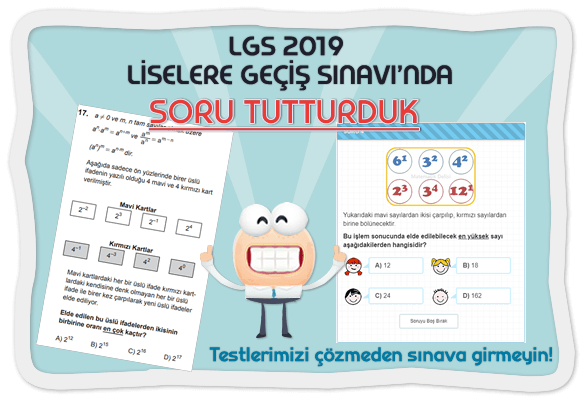 matdelisiyiz's tweet photo. 𝗟𝗚𝗦 𝟮𝟬𝟭𝟵 Liselere Geçiş Sınavında 𝗦𝗢𝗥𝗨 𝗧𝗨𝗧𝗧𝗨𝗥𝗗𝗨𝗞 🥳
Testlerimizi çözmeden sınava girmeyin 👇
https://t.co/kvFhzDVPTs
#matematik #sinif8 #eğitim #lgs #lise #lgs2020 #ortaokul
#lgsiscoming #14subat #dgs #8sinif #motivasyon #kpss #lgs #test https://t.co/FZ4bgB0oc9