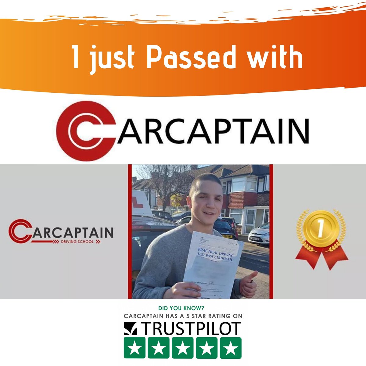 CarCaptainLtd's tweet image. Click here to see Luca&apos;s 5star review on TrustPilot, ccadi.uk/My-5Star-Carca…

Click here to see driving instructor Sayeed&apos;s success stories, carcaptain.com/driving-instru…

To sign up for an Intensive Driving Course click here, ccadi.uk/Carcaptain-Reg…

#carcaptain #fasttrackdriving