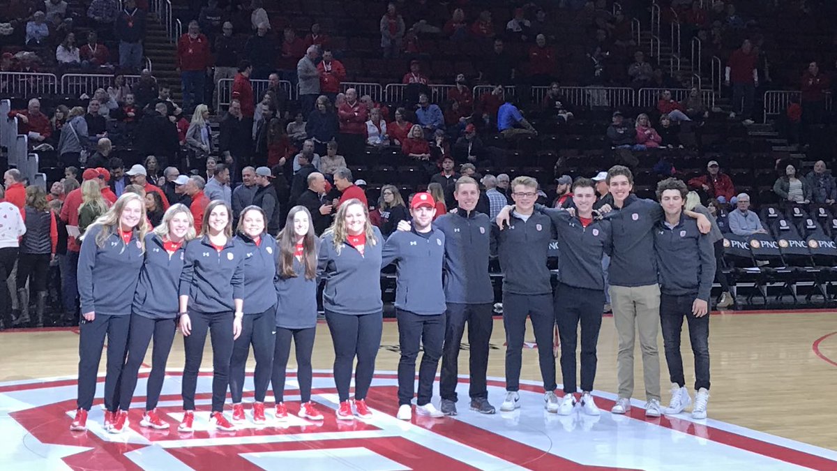The team, along with <a href="/BradleyWGolf/">Bradley Womens Golf</a>, was recognized last night at halftime of @bradleyumbb game as we get the spring season started on Saturday in Savannah, GA. <a href="/BradleyBraves/">Bradley Braves Athletics</a> #youngestteaminthevalley #controlthecontrollables