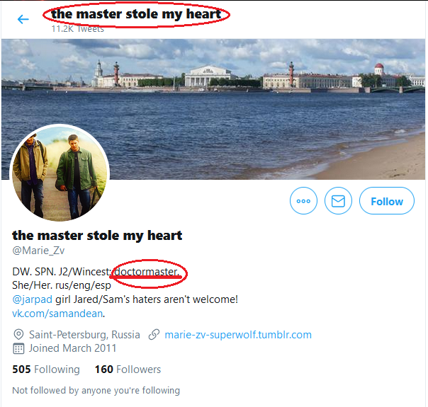 BIGDaddio29's tweet photo. @Marie_Zv @DominicJGM @petercapaldis @PeterCapaldiRP @bbcdoctorwho @DavidTennant_ @mattsmith_dw 🤔🤨#doctormaster #Shipper N #SamDean #incestbrosis #Incest🤢🤮😮😯😲😱😶😐😑
NOW DAT explains a LOT😏😋😛😝😜🤪 #incestbreeding
https://t.co/L7jimgcBX4
Shippers are wats wrong in Fandoms It RUINED @starwars n NOW looks like its gonna RUIN @bbcdoctorwho😒🙄
#ReylosAreWeird🤪 https://t.co/uQXDsvz88E