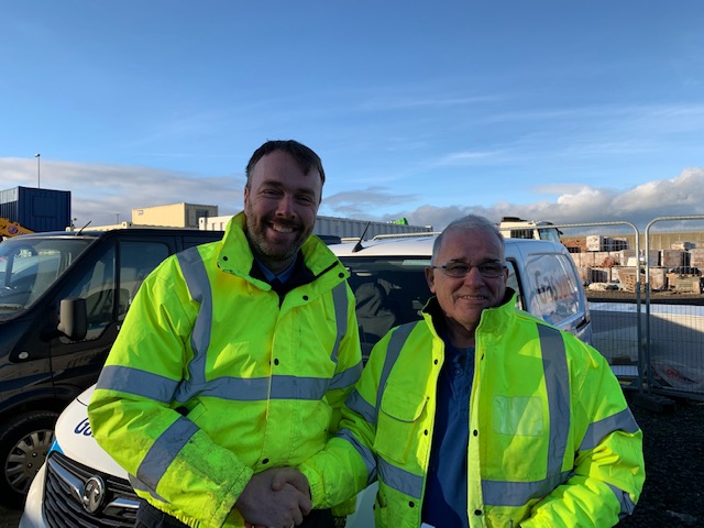 Foreman, Eric Liddell, has reached his 25th anniversary with James Frew Ltd. During this time, he has played a crucial role in ensuring that countless contracts have been successfully carried out.