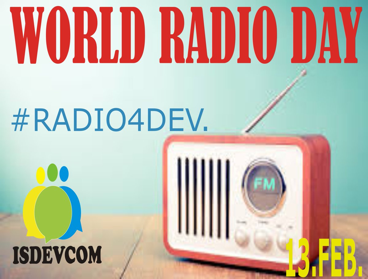 #WorldRadioDay2020 
#Radio4Development
<a href="/ISDEVCOM_NSUK/">ISDEVCOM NSUK</a>