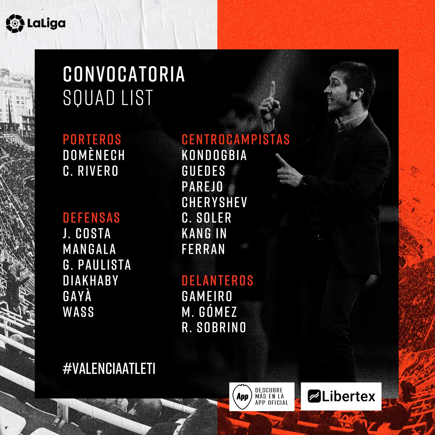 Liga 2019/20 J24º:  Valencia CF vs Atlético de Madrid  (Viernes 14 Febr./21:00) EQqRAD3WsAINiDK?format=jpg&name=large