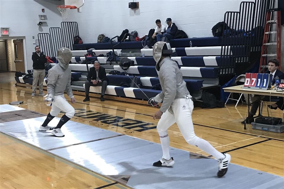LvilleSchool's tweet photo. Areeq Hasan ‘20, an avid sabre fencer, is finishing his last season as a captain of Lawrenceville’s boys’ varsity fencing team. Ashley Duraiswamy ‘20 talks to Hasan about his fencing career in this #BigRedProfile: https://t.co/ncLrAE0euL https://t.co/nGjCqQH5y2