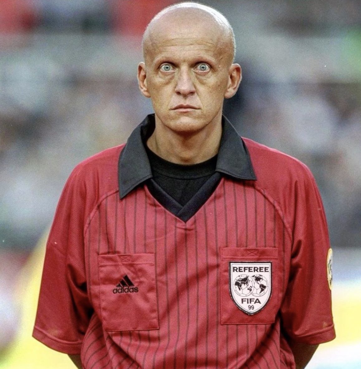 Happy birthday to the scariest referee of all time. Pierluigi Collina turns 60 today. 
