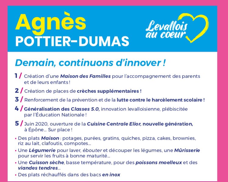 La Famille, comme la sécurité, est l’une des priorités d’Agnès Pottier-Dumas. 
🔹 Pour la continuité et l’innovation #MajoriteMunicipale #Levallois 
🗳Le 15Mars #JeVoteAgnesPottierDumas #LevalloisAuCoeur💙💛 #Municipales2020 #LR #UDI #PCD #Libres