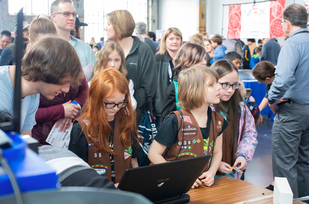 RI Robot Block Party tweet media