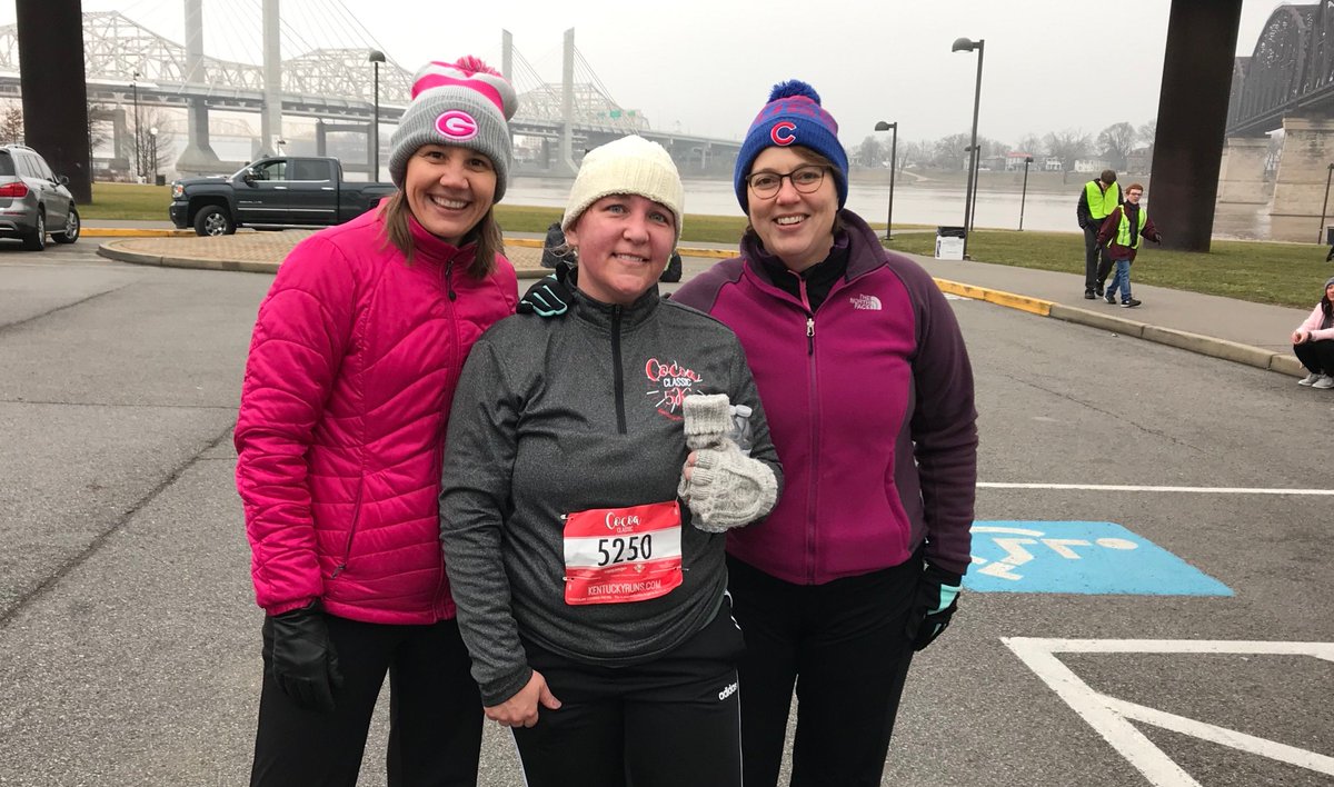 Sister Chris and Sister Lisa know a about running in and putting on a 5K event. When Dana Hinton, communications director for the Western Province of the Sisters of Charity of Nazareth, participated in the Cocoa Classic 5K in Louisville, Kentucky, they were there to cheer her on.