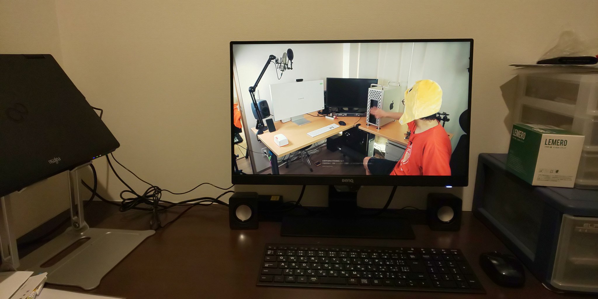 Mitoh 日々精進 ノートpcデスクトップ化作戦 いつの間にか完成 かっこいい 画面は 瀬戸弘司 T Co 7bsq2whkui Twitter