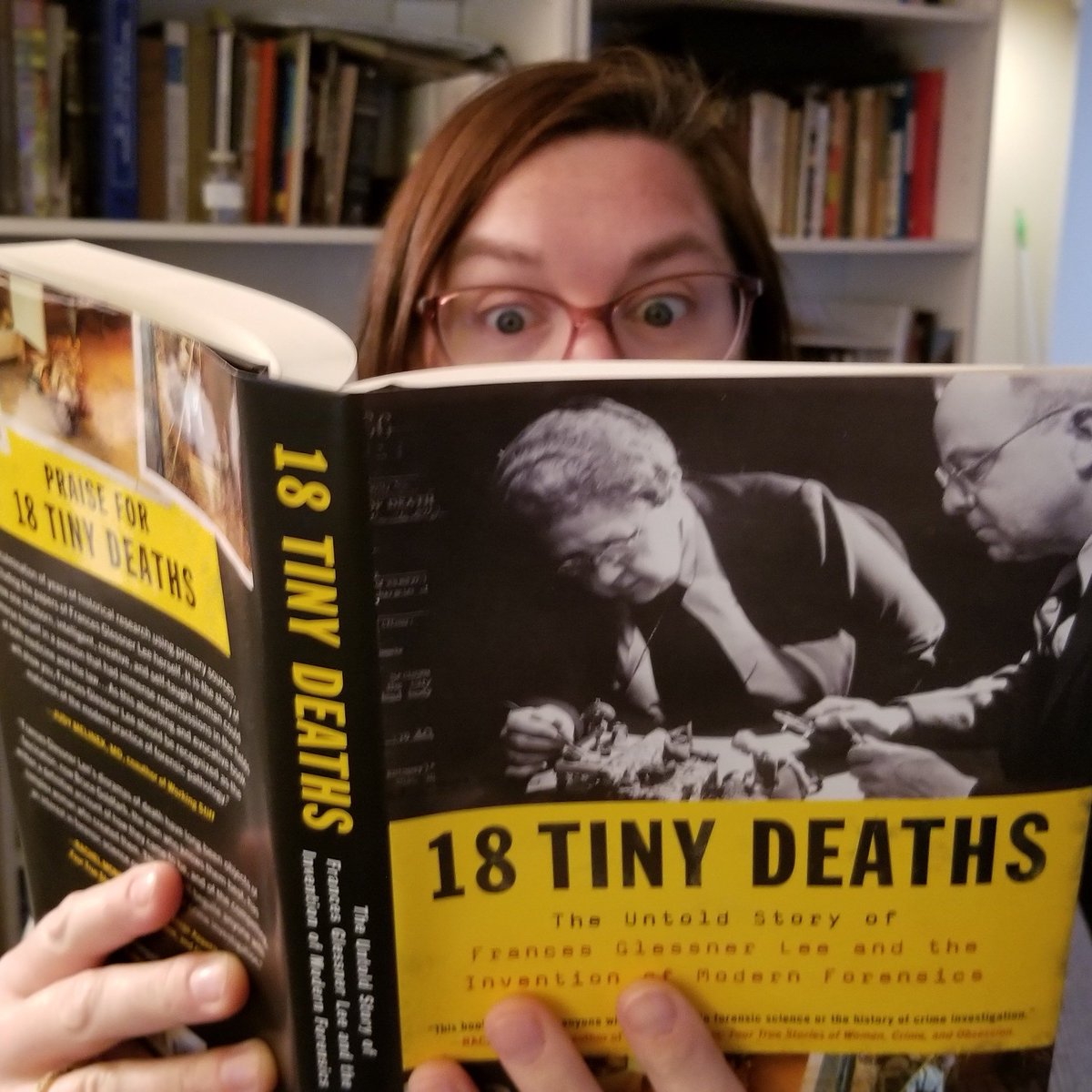 Is your #bookclub reading #18TinyDeaths? Let's chat on Skype about #FrancesGlessnerLee and #forensicscience!

#amreading #goodreads #nonfiction #booklovers