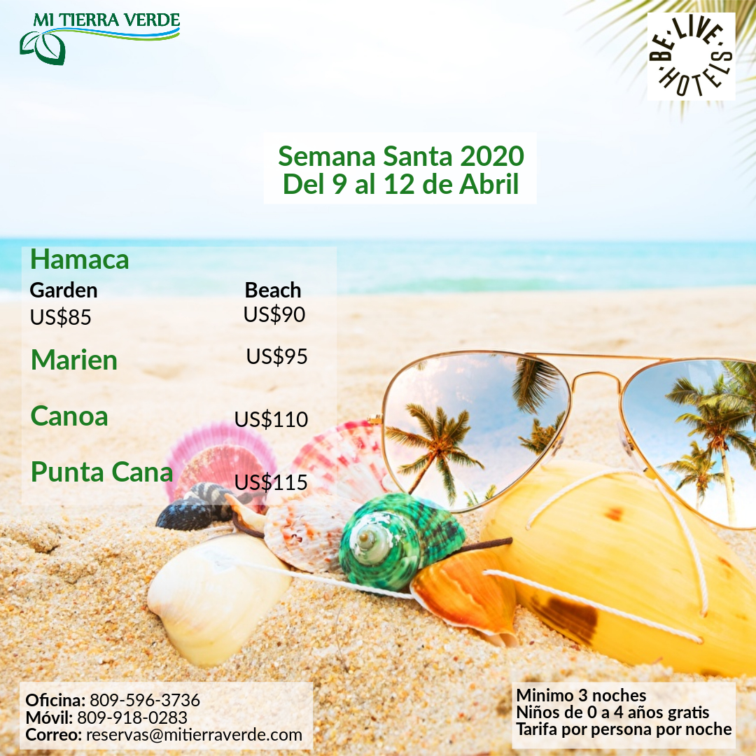 mitierraverde's tweet photo. Aprovecha las #Ofertas de #SemanaSanta de los #Hoteles #BeLive 

Reserva Ya:

Oficina: +1809-596-3736
Flota: +1809-918-0283

#GodFirst #MiTierraVerde #Bávaro #PuntaCana  #Beach #Sun #Vacation #PuertoPlata #BocaChica #BeLive #Family https://t.co/moD3iXO3cV
