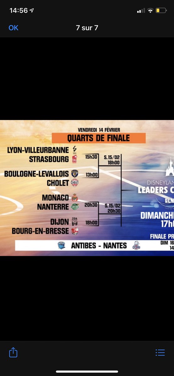 J’offre des places pour ce vendredi 14/02
Me contacter sur mon portable