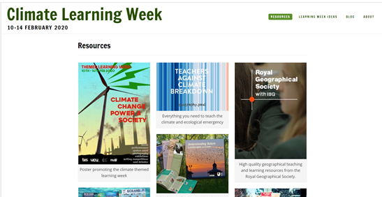 SteveBraceGeog's tweet photo. Very pleased to see RGS_IBGschools educational materials - & others inc @geography_paul - being featured in the #climatelearningweek resources & see https://t.co/pwMBxnhGKE for the full listing https://t.co/ccGPYuz19a