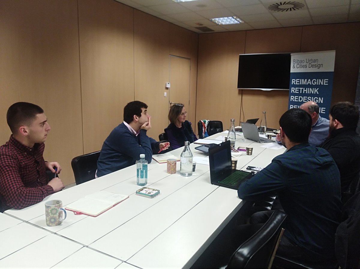 ClusterGaia's tweet photo. Mugikortasun jasangarria sustatzeko planak lantzen dihardugu #Bizkaia -ko #ETE -kin batera. Teknologia berriak eta datuen explotakuntzak mugikortasun plan berrietan ekar ditzaketen onurak aztertzen ditugu #NewMobilityLab #Elkarlanean proiektuan @BizkaiaEmpresa @BilbaoUrban https://t.co/PinC1irh4f