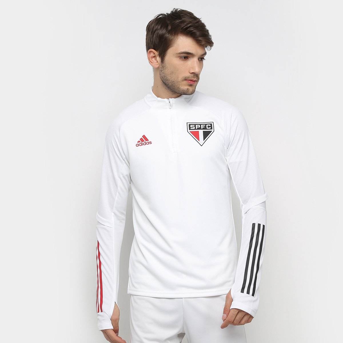 camisa sao paulo 2020 manga longa