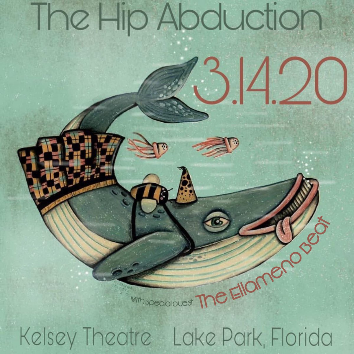 rootsmusicinc's tweet image. VIP Tix available for the @thehipabduction show Friday March 14th @KelseyTheater Get yours now! Early access, hang with the band backstage, free signed concert poster. RSVP and Ticket info here: buff.ly/2uNMTv1