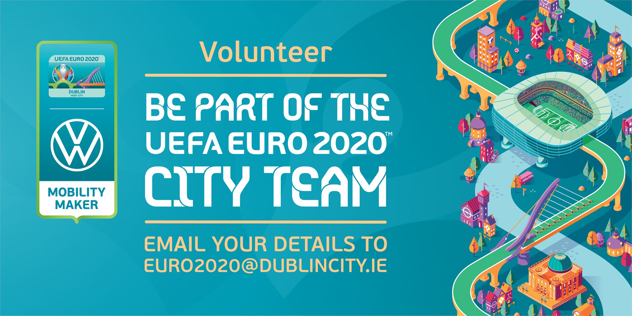 Dublin City Council This June We Will Welcome Polish And Swedish Fans To Dublin For Uefa Euro Let S Show Them Why Our Supporters Are Known Worldwide Volunteer Today Amp