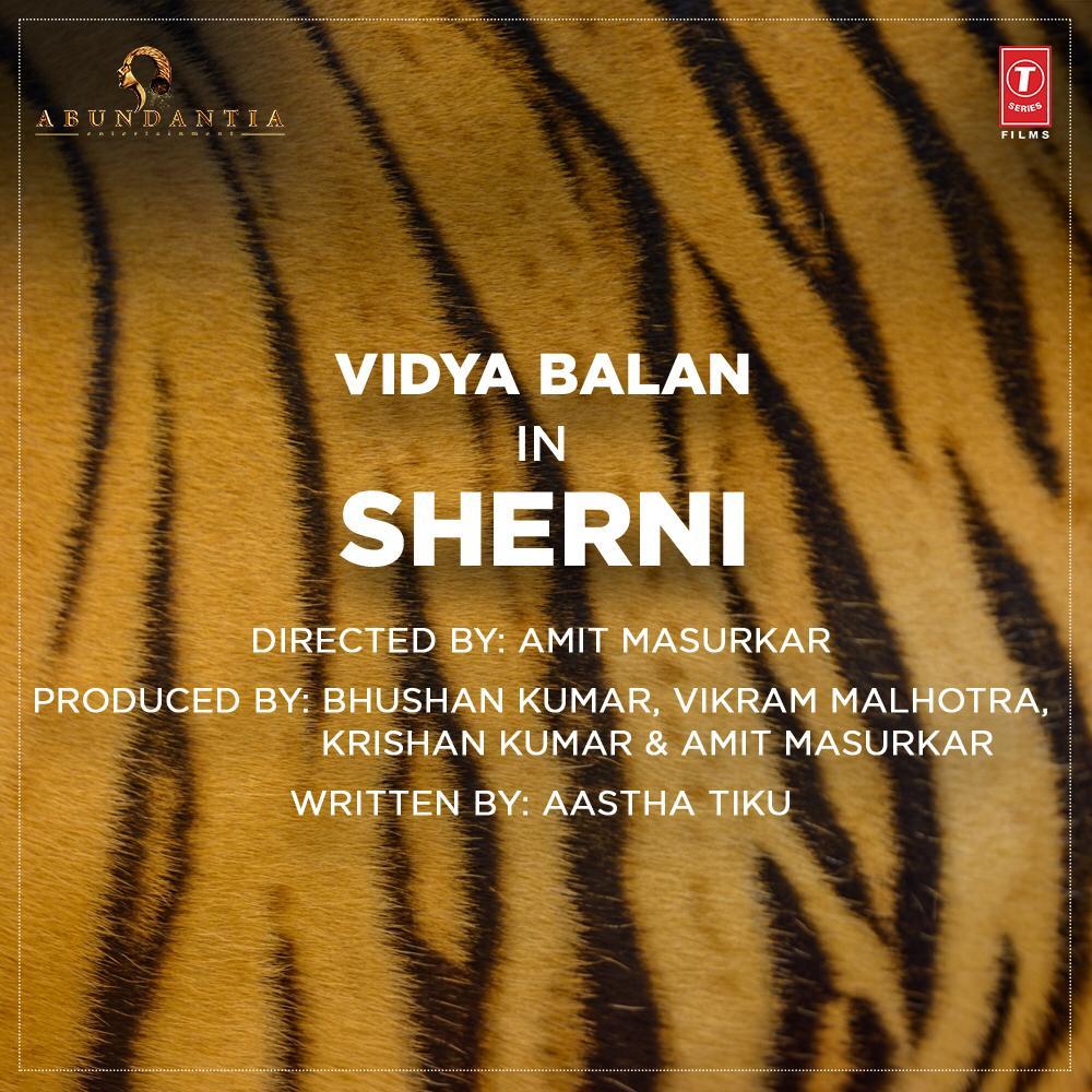 santa_banta's tweet photo. . @itsBhushanKumar announces his next film #Sherni starring @vidya_balan
@vikramix
#AmitMasurkar #KrishanKumar
@Abundantia_Ent @TSeries @ShikhaaSharma03 #ExcitementLevel100 https://t.co/7gxFIBN9sk