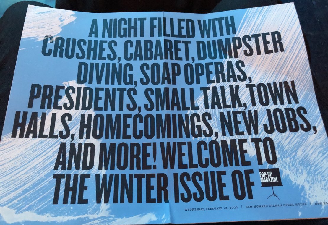 roninnewyork's tweet photo. Among the best of last night’s @PopUpMag: #DianaMarkosian’s #SantaBarbara (great writing/storytelling;heartfelt delivery); #EstherPearlWatson’s #TheDreamer (brave/honest;great illustration/animation); #IsabelCastro’s #USAvScott (eye-opening); @catcohen’s #TakeMyMoney (hilarious). https://t.co/hcs0qTAJ9K