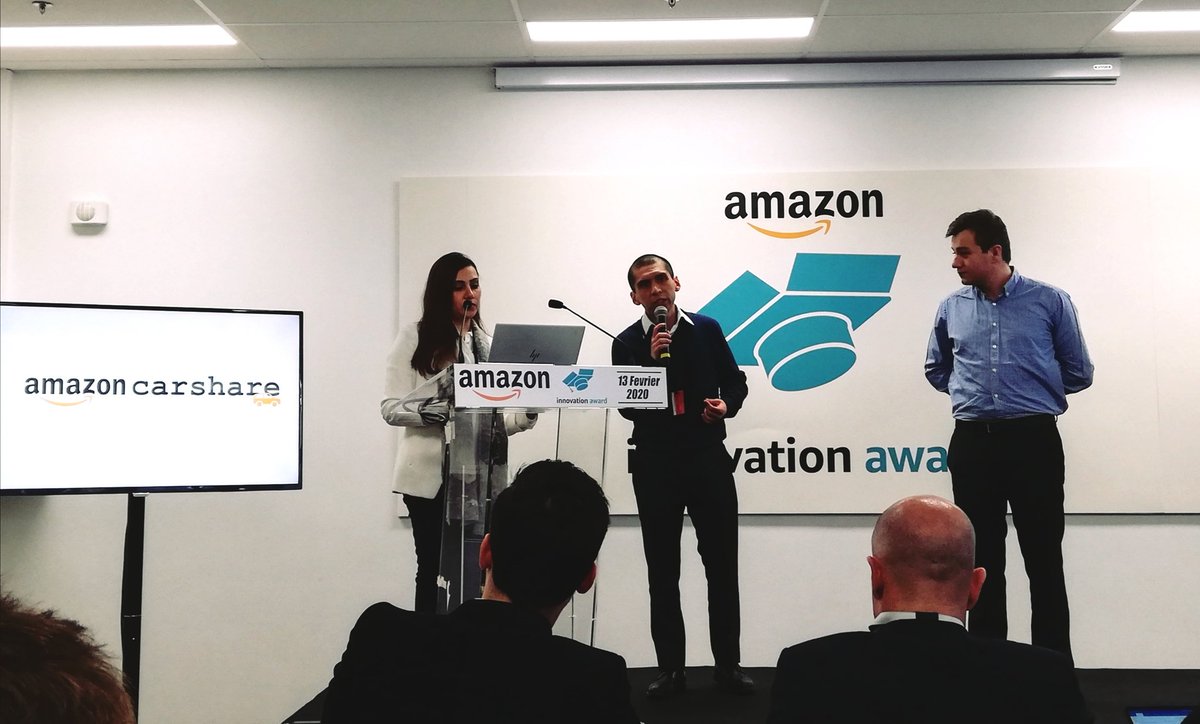 #AmazonInnovAward they are on stage! 🐤🐤🐤 #isliPower <a href="/FurgalaL/">FURGALA Marie-Laure</a> <a href="/KedgeBS/">KEDGE Business School</a>