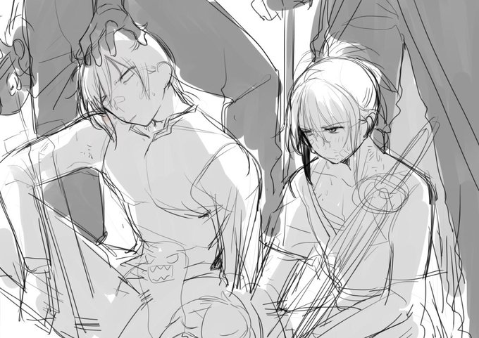 一生清書できそうもないラフ見て 