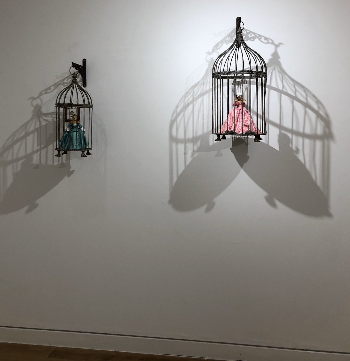 ‘My Home is my Haven’ and ‘Dumped’ from my figurine series ‘Ask Freud’ now in From Darkness <a href="/KaleidoscopeGa/">Kaleidoscope Gallery</a> - 14 March 
From Darkness 16 SVAF artists selected by @marcusreesroberts, catalogue essay by Dr Jon K Shaw. 
Full info svaf.co.uk