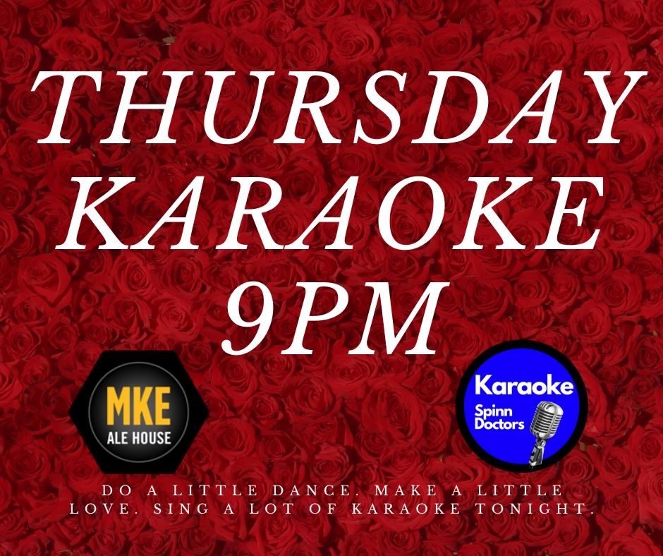 Love is in the air.  And so is some snow and frigid temperatures.   
Warm up with that special someone with #karaoke at <a href="/alehouse/">Milwaukee Ale House</a> with Robb. 
Bust out your favorite ballad and make it a night to remember.    
#karaokemke #ValentinesDay #Red #Loveisintheair #romance