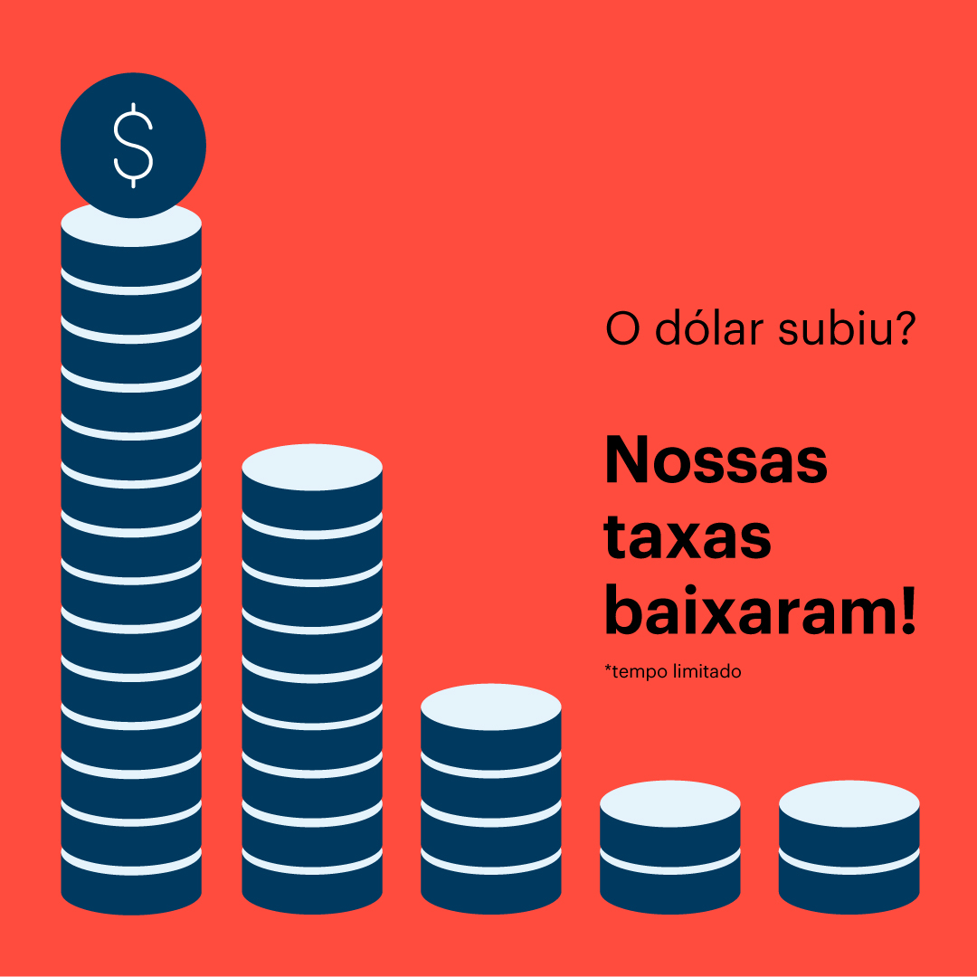 O dólar ta alto né? Mas essa não mais uma desculpa para deixar de comprar na Grabr! Resolvemos diminuir nossas taxas Grabr para você comprar aquele produto que você estava querendo! Vem que é só até o dia 27/02. *válido para pedidos acima de $300 USD⁠
soo.nr/Qy5b