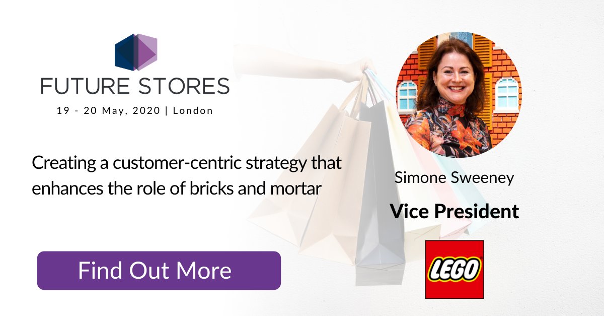 Future_Stores's tweet photo. Providing a unified #customerexperience is more critical than ever. Join Simone Sweeney, @Lego’s Vice President, as she shares common struggles on how to re-invent their store concepts. https://t.co/LUtS5tO9VN  

 #customerjourney #futurestores #retail https://t.co/1YtSr7xyk5