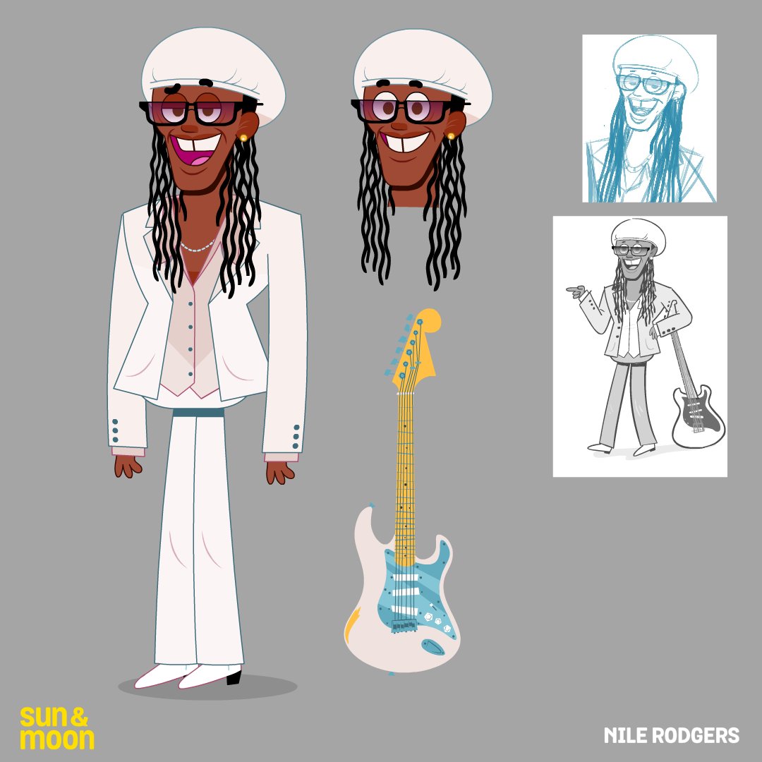 sunandmoon_anim's tweet photo. Creating @nilerodgers for @bbc_teach Thunder Jam! Out now on the bbc #bringthenoise
#teachingmusic #thunderjam #bbcteach #musicteachers #music #sunandmoonstudios #animation #bristol #2d 👏🏼🎤🥁🎹🎼 https://t.co/JjjqLid8Du https://t.co/hBQHxhtSE1