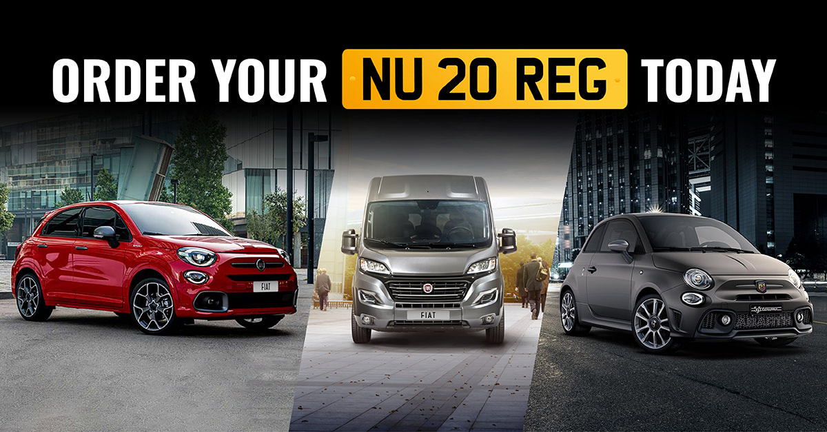 NorthgateGrp's tweet photo. 🌟 Order a new Fiat or Abarth and get the new 20-REG plate! 🌟

Get the NU20-REG plate on any new car or van ordered from Northgate in #Canterbury! View our offers now ➡ https://t.co/oFfFTSSRnp https://t.co/cWqkS562EN