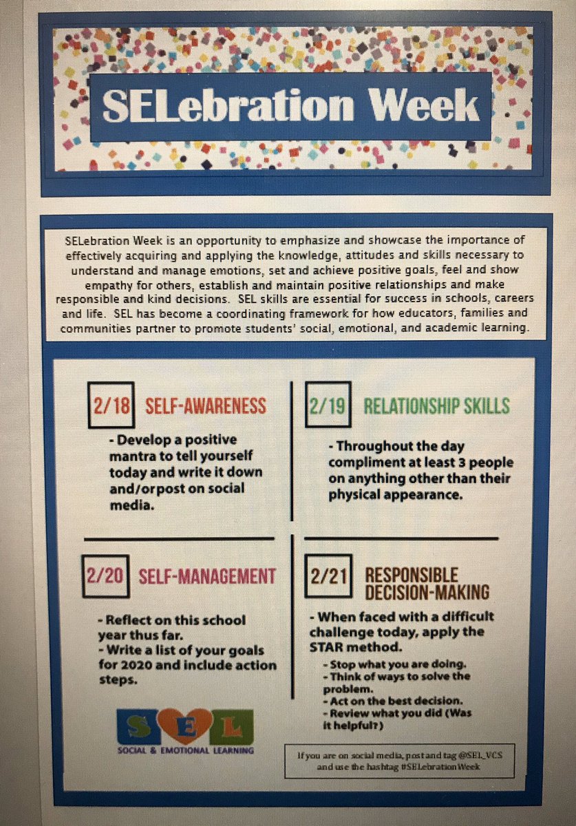 MrsJefferisCCE's tweet image. Next week we will be SELebrating!! @cypresscreekvcs 👬👫👭@sel_vcs #SELebrationWeek