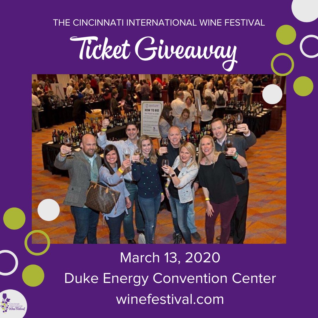 Giving away 2 Tickets valued at $75 a ticket! On the blog now! #cincywinefestival #givingbackonewineglassatatime