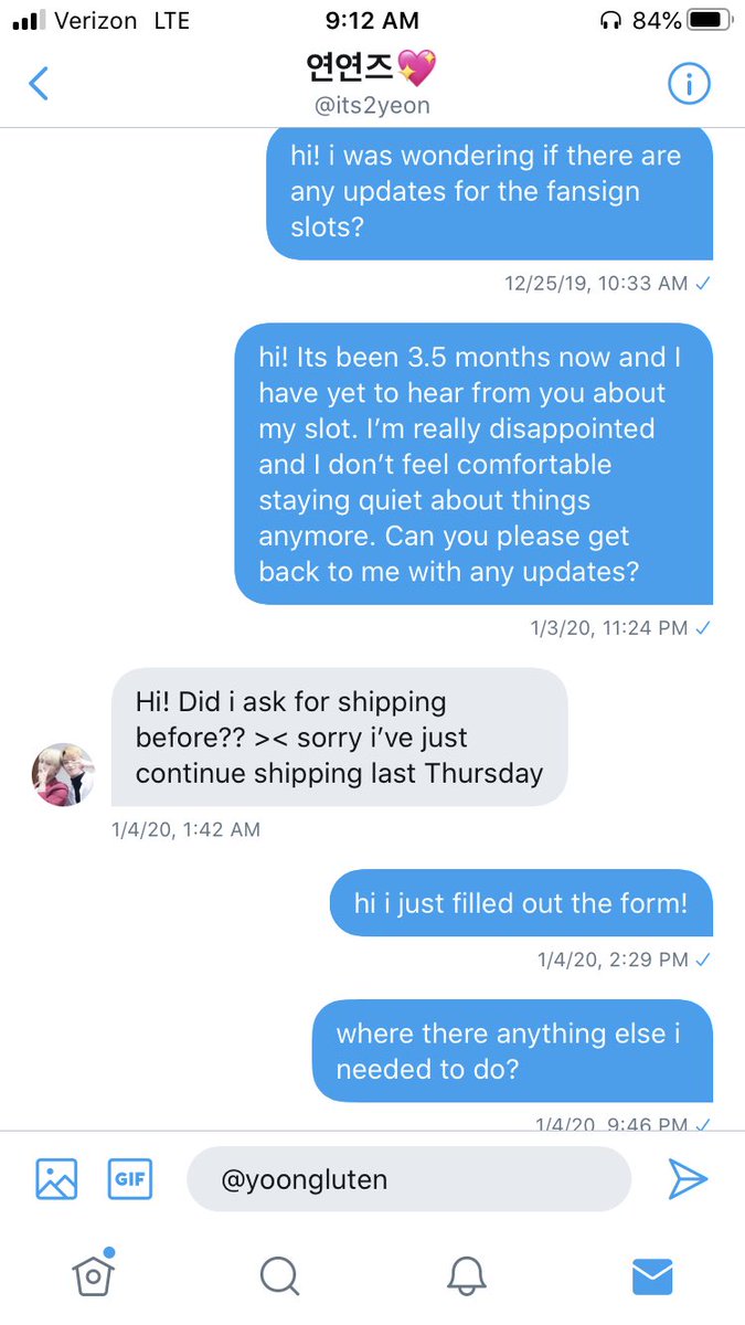 when i dmed them, they wouldn’t respond/took a long time to respond and Only Claimed they sent it once i threatened to go public about this.