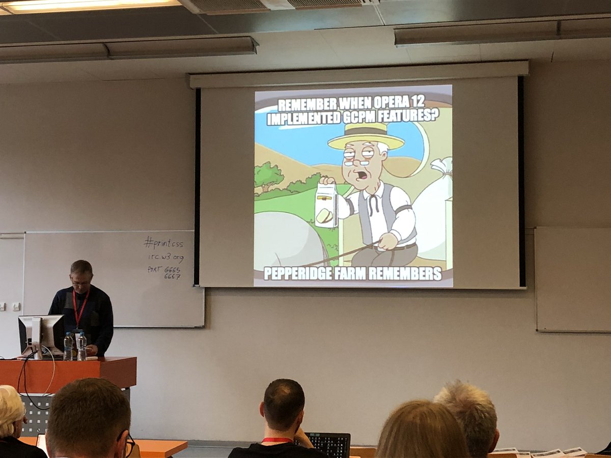 julieblancfr's tweet image. @dauwhe talks now about his work for Hachette (a lot of books make with CSS 📚) #PrintCSS