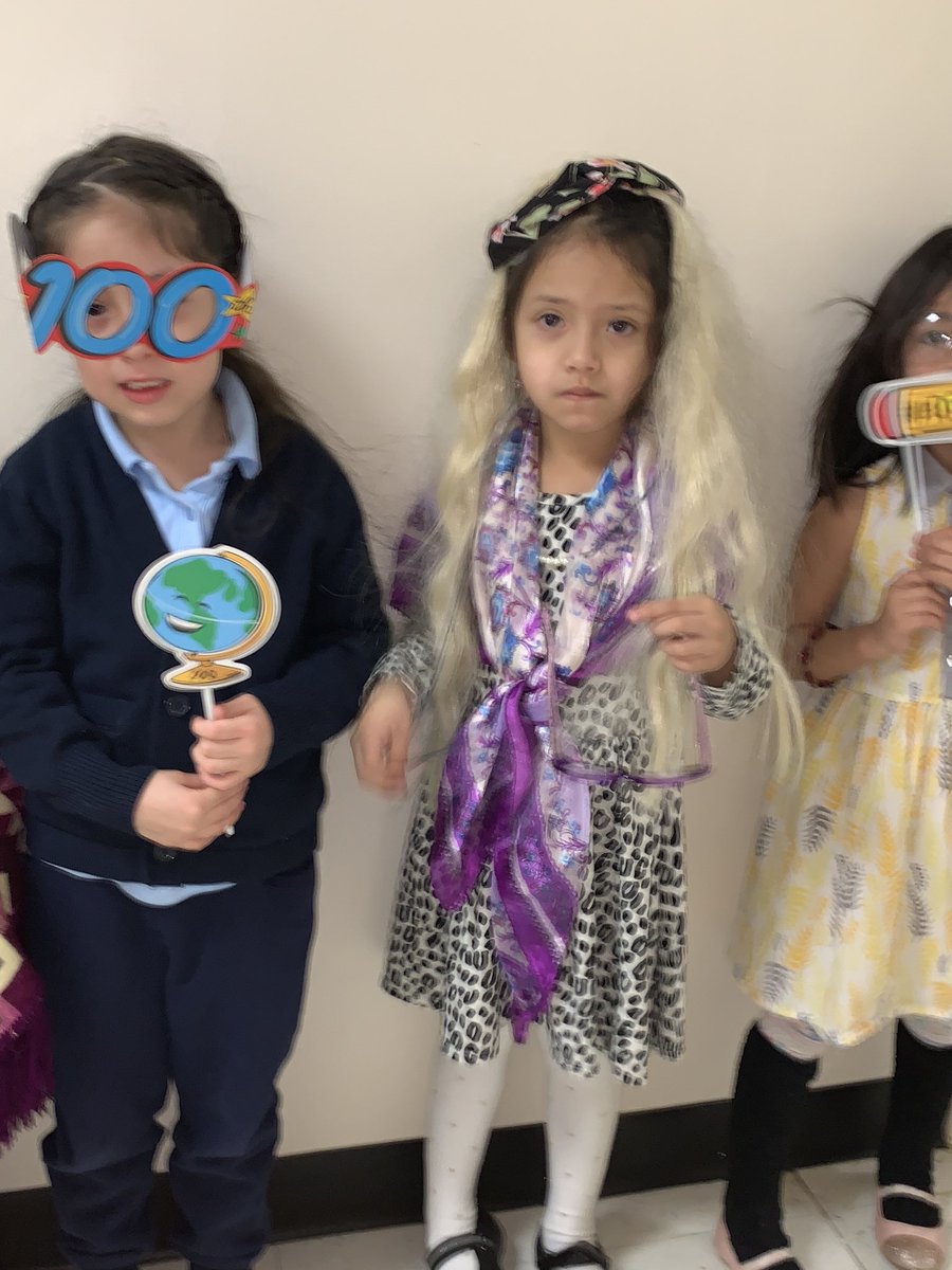 Happy 100th Day of School! Students and staff were asked to dress like they are 100 years old today. <a href="/NewcomersOrange/">Newcomers' Academy</a> <a href="/ops_district/">Orange Public Schools</a>